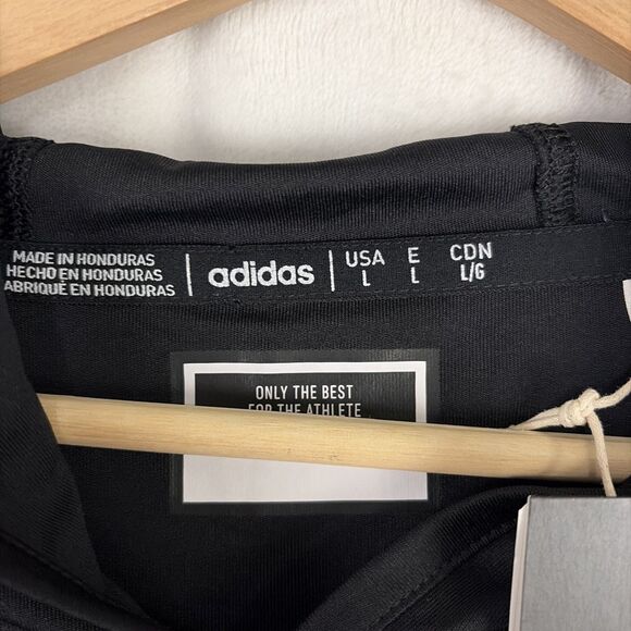 Adidas NCAA Indiana Hoosiers D4T LS Hoodie Top Shirt Size Large JE2070 NWT - Picture 3 of 7